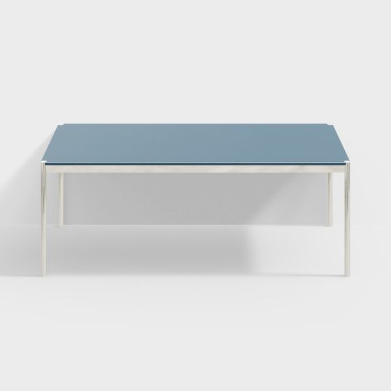 Urban Blue Hue Table 3D model for Modern Spaces
