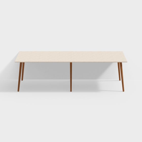 Mid-Century Modern Table 3D model for Stylish Interiors