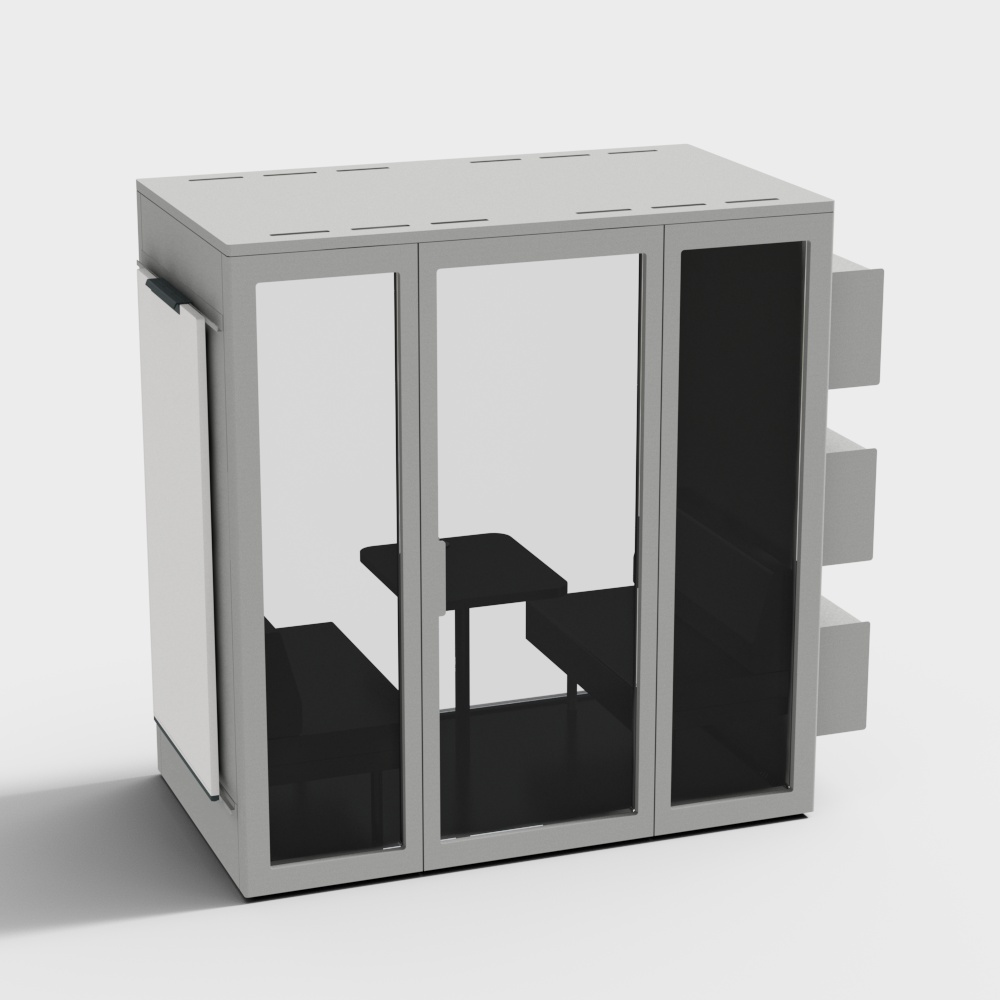 Talky S109 Meeting room with sofas and suspension