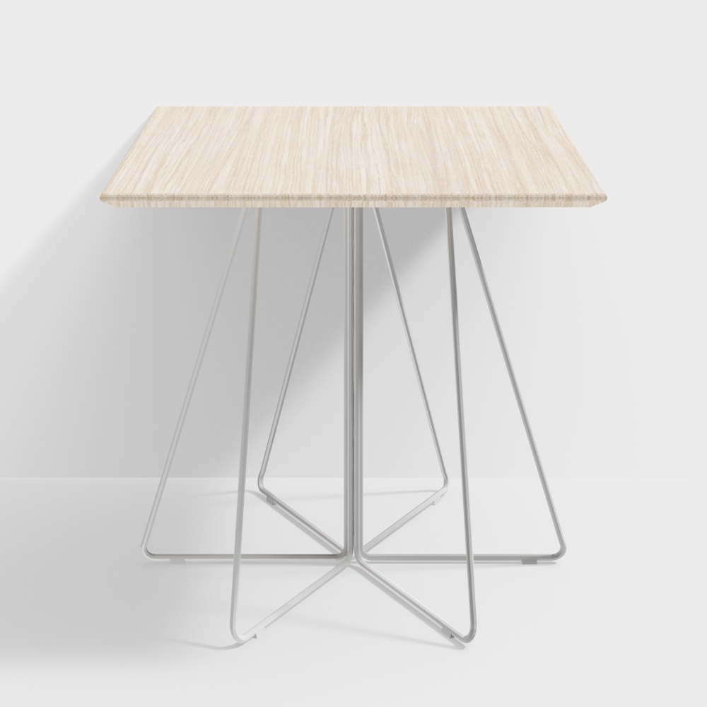 Knoll PaperClip Square Cafe Table