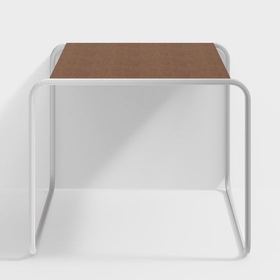 Stylish Minimalist Side Table 3D model for Modern Spaces