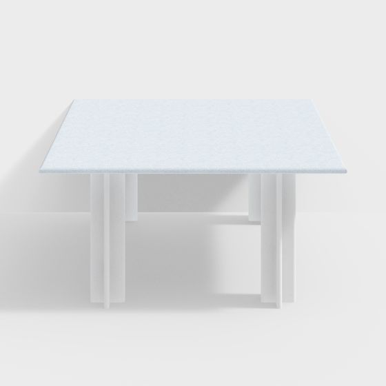 Sleek Minimalist Coffee Table 3D model