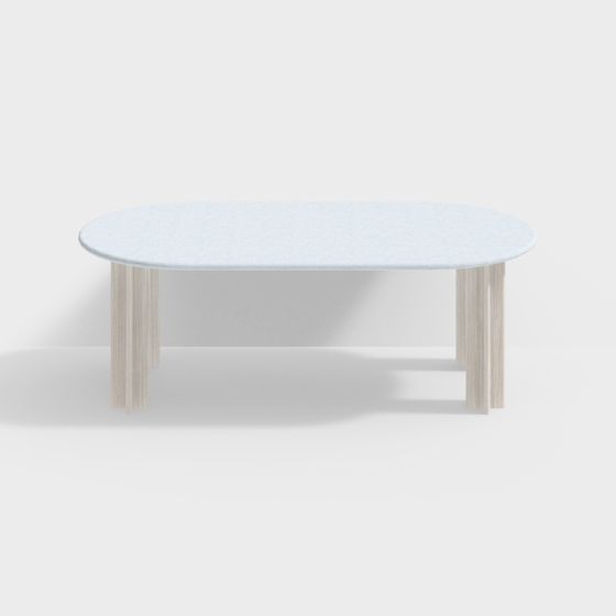 Cloud Shadow Round Table 3D model for Modern Interiors