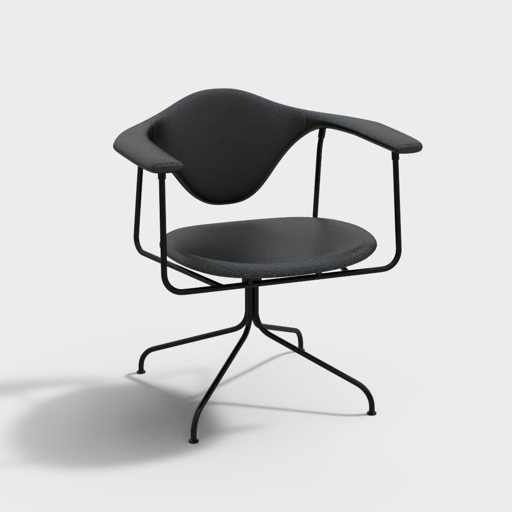 Sleek Modern Office Chair 3D model