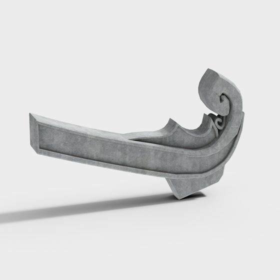 Ancient Charm Ship Model 3D model
