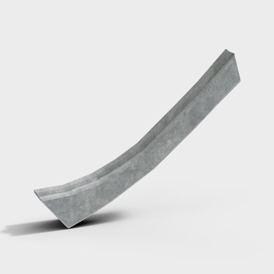 Concrete Edge Corner Trim 3D Model