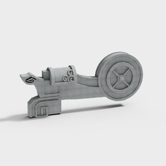 Castle Cannon 3D model