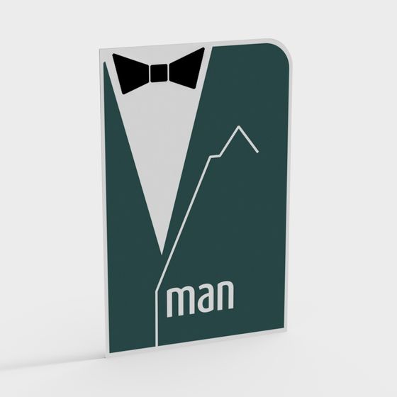 Tuxedo Man 3D model
