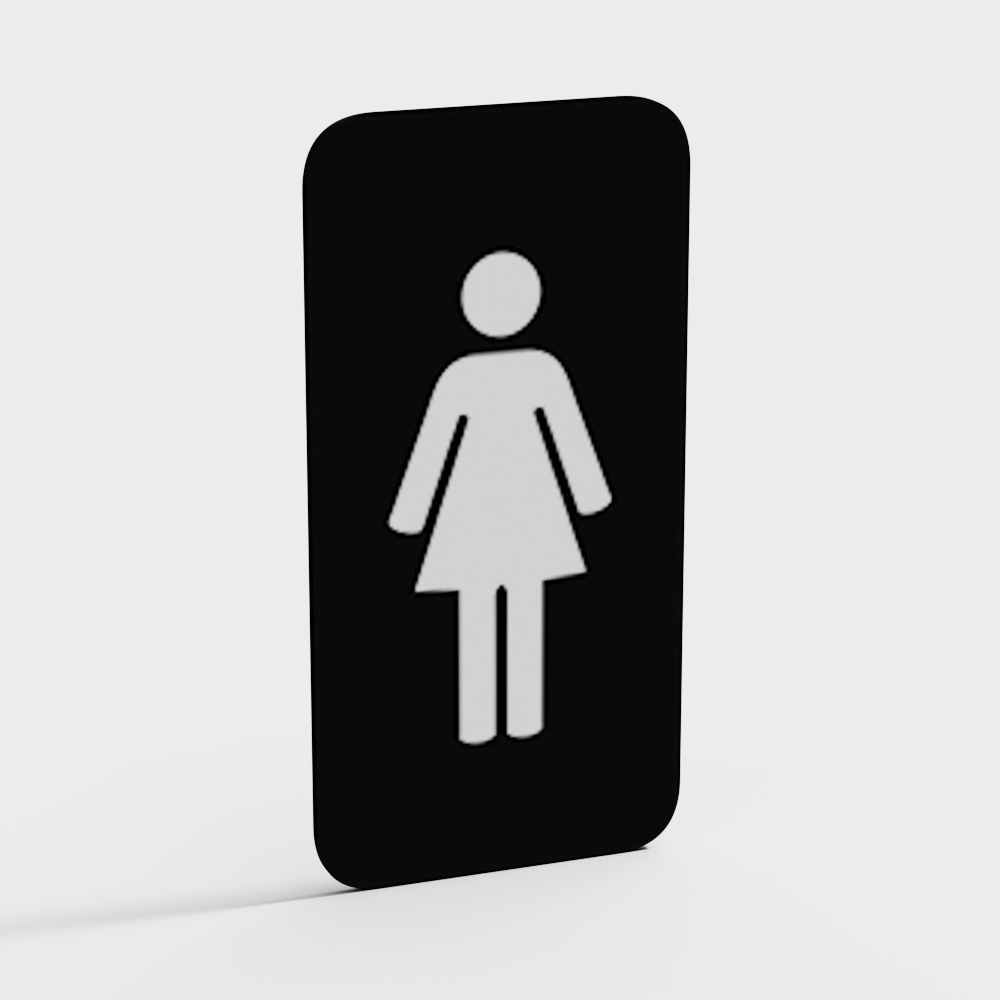 bathroom sign