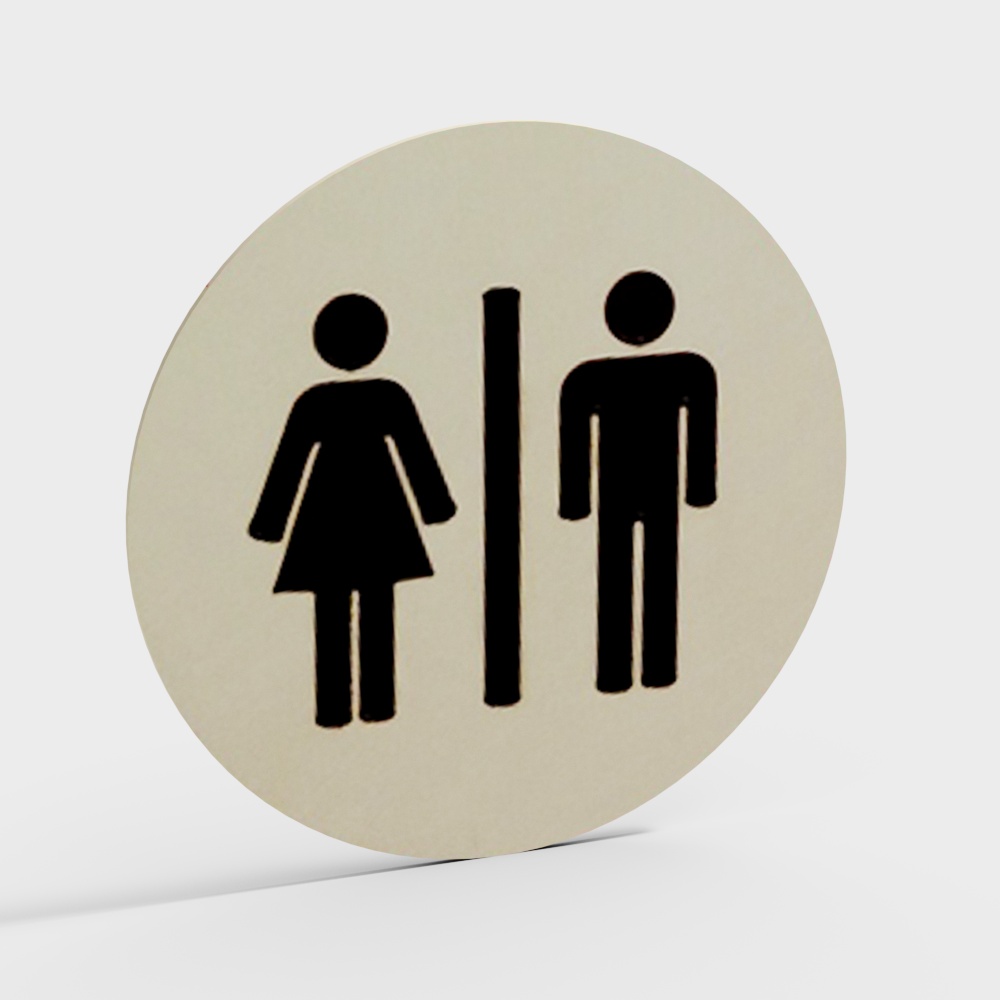 bathroom sign