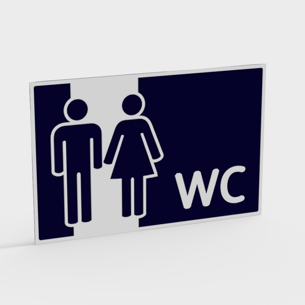bathroom sign