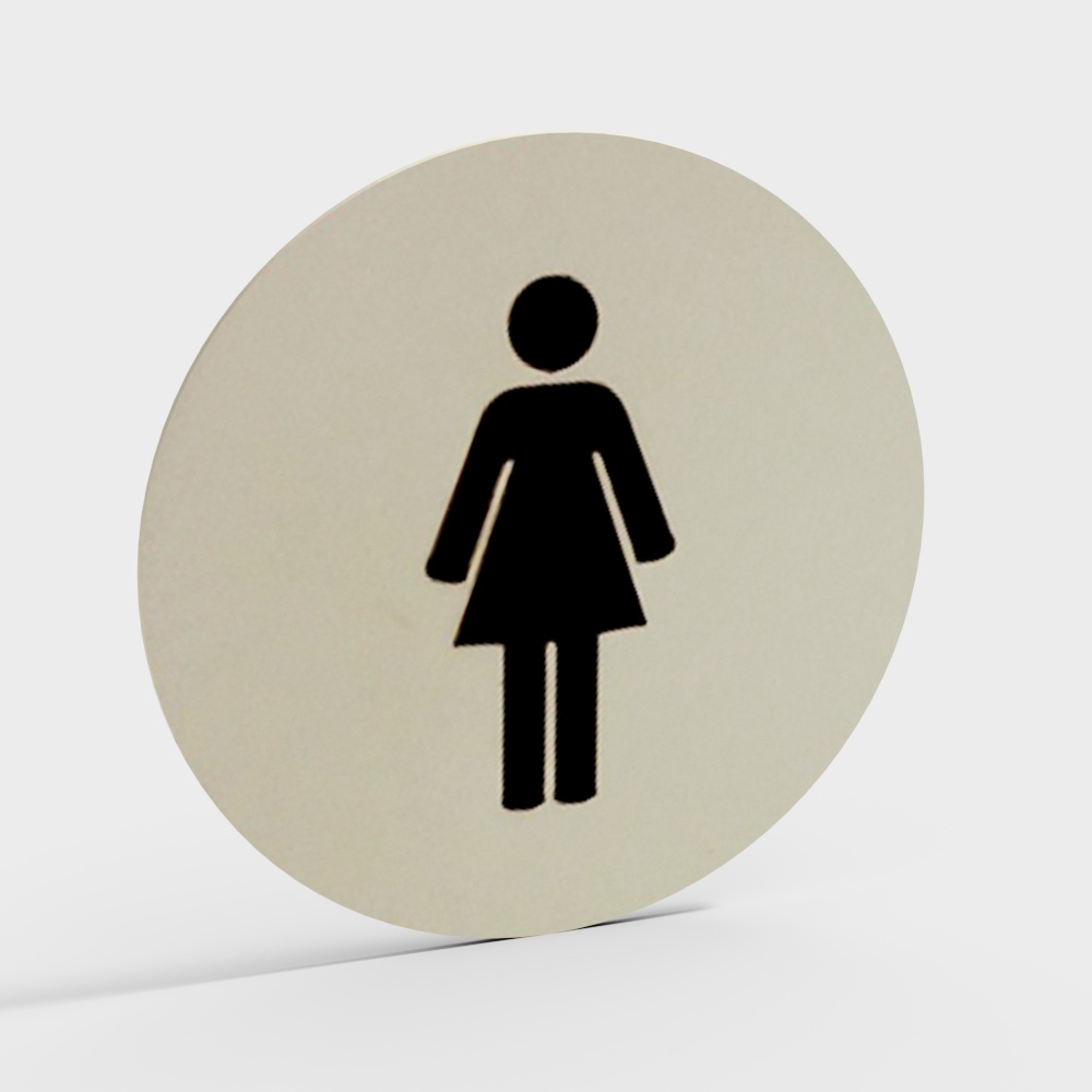 bathroom sign