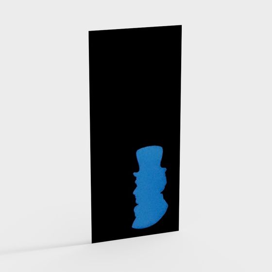 Mystical Blue Shadow 3D model for Creative Projects