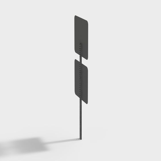 City Window Low-Polygon 3D Model