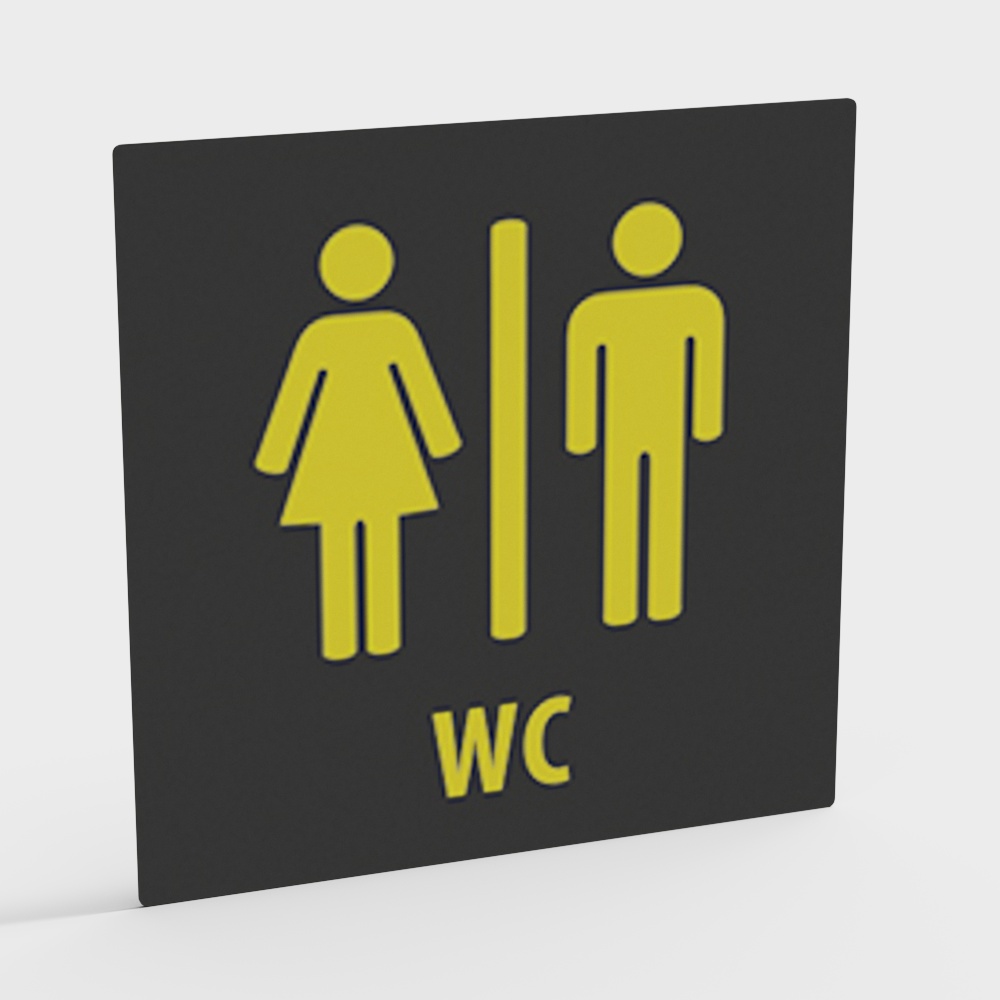 bathroom sign
