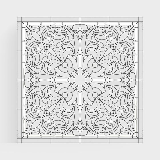 ヨーロッパスタイルのガラス窓