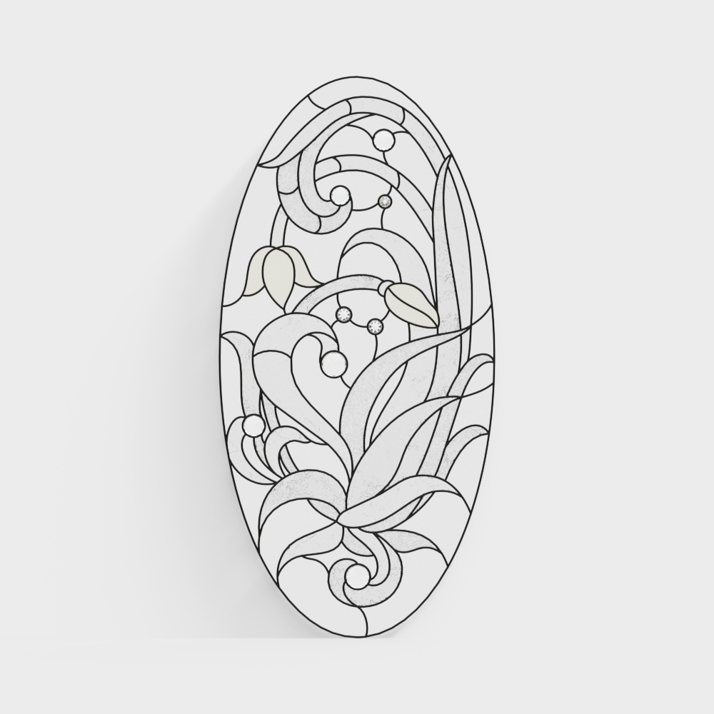 Fenêtres en verre de style européen