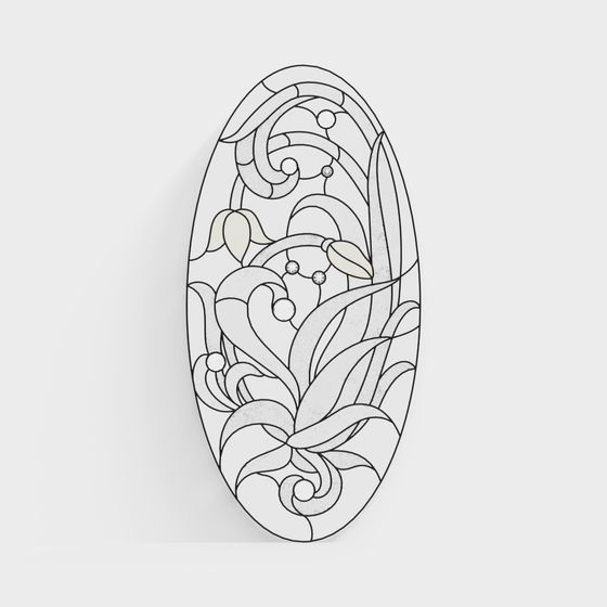 Fenêtres en verre de style européen