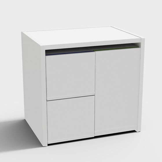 Kitchoo 白色金屬小冰箱