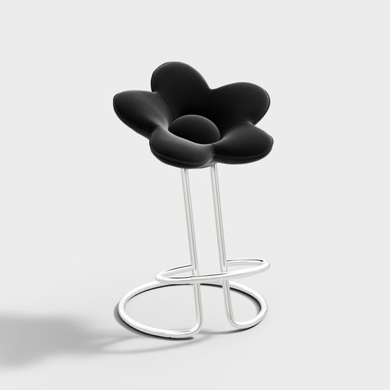 Petal Bar Stool 3D model