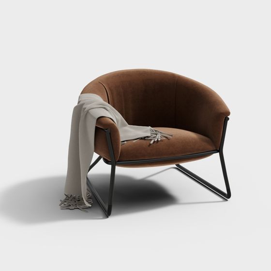 Cozy Lounge Chair 3D model