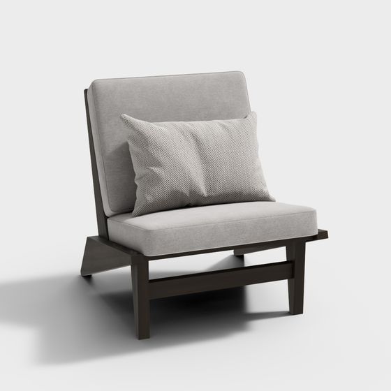 Urban Relaxation Chair 3D model for Modern Interiors