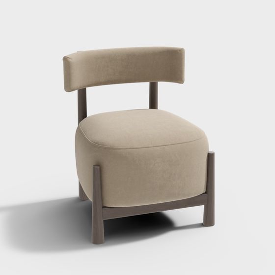 Cozy Lounge Chair 3D model