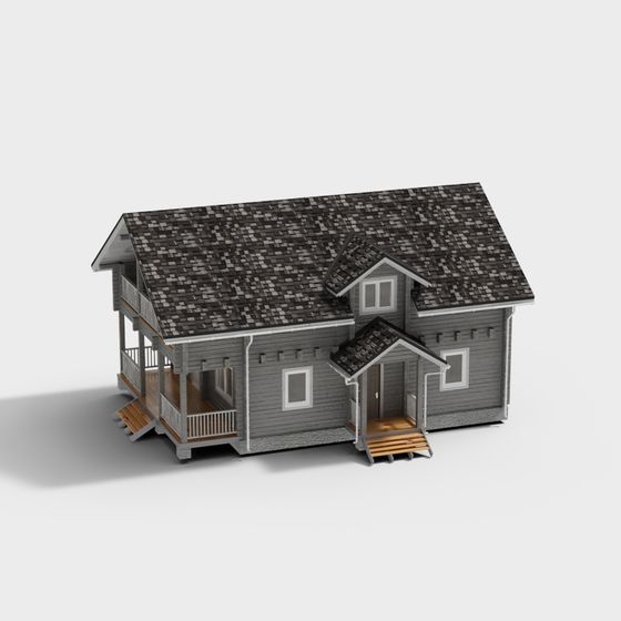 Charming Cottage 3D model