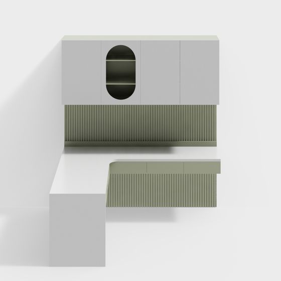 City Window Cabinet 3D model