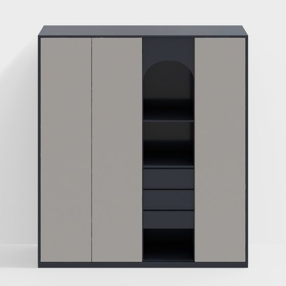 Urban Storage Cabinet 3D model