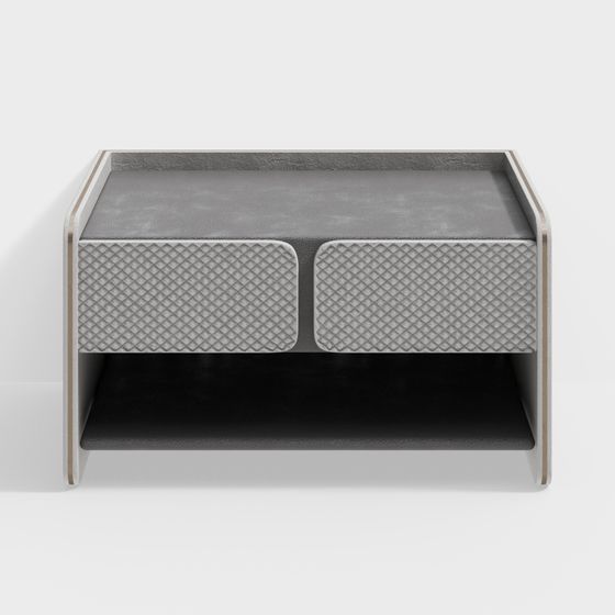 Minimalist Modern Side Table 3D model