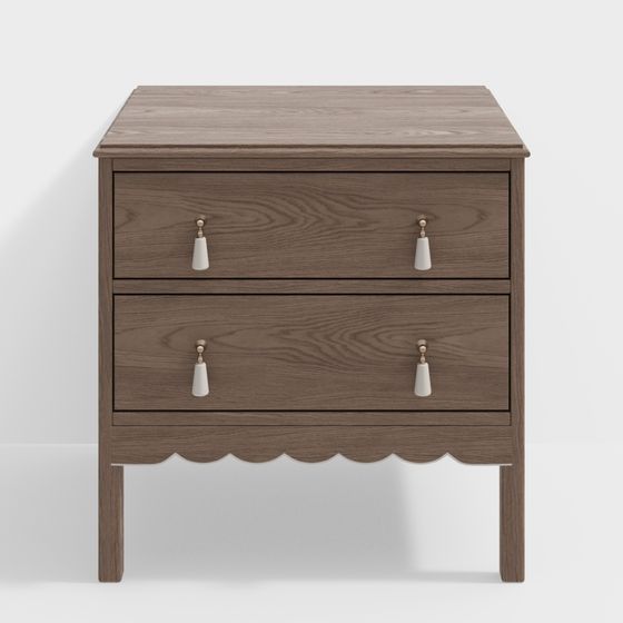 Stylish 3D Nightstand Model for Contemporary Homes