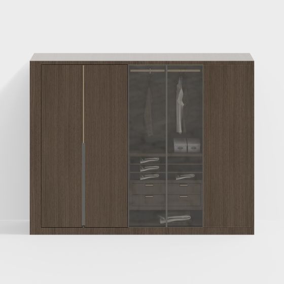 Urban Closet 3D model for Modern Interiors