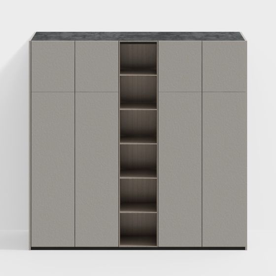 City Window Cabinet 3D model