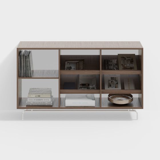 Книжный шкаф ваби-саби