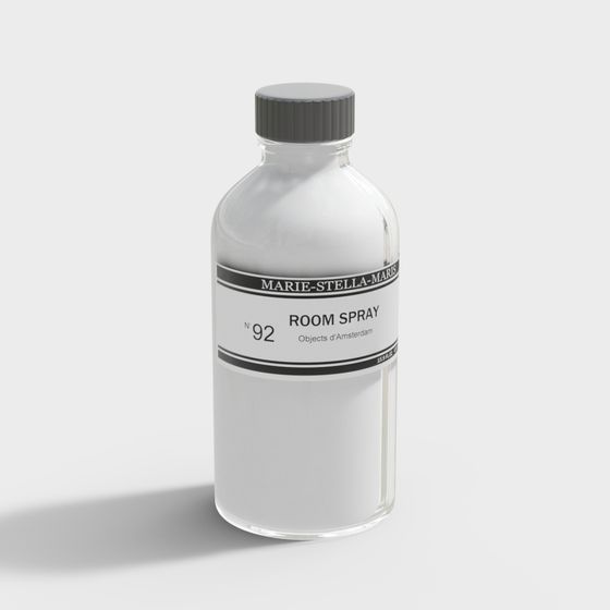 Minimalist Room Spray Bottle 3D model