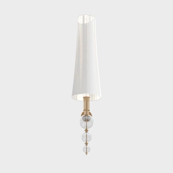 Elegant 3D Model of Wall Lamp