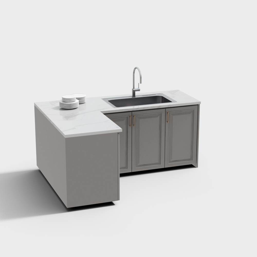 Isla Central de Cocina