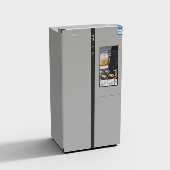 SmartFridge 3D Model for Futuristic Kitchens