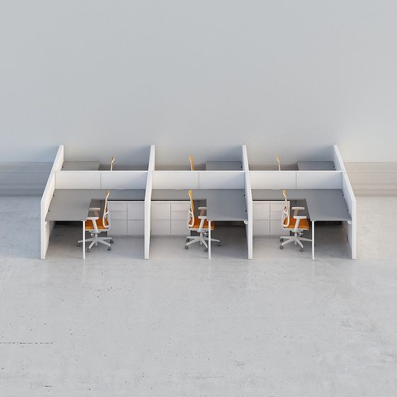 Urban Workspace 3D model for Modern Offices