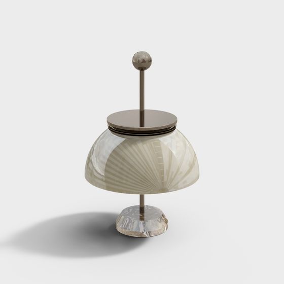 Stylish Table Lamp 3D Model for Diverse Applications