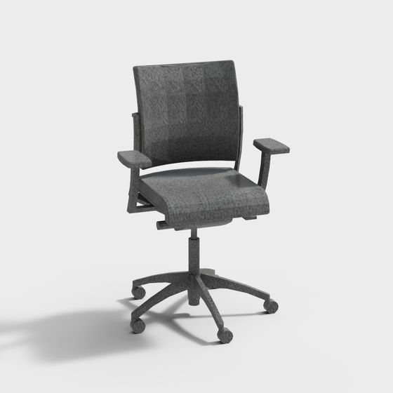 Stylish Low-Polygon Office Chair 3D model