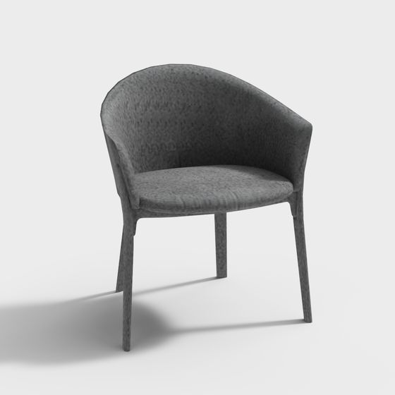 Кресло клубное Teknion Zones с 4 деревянными ногами