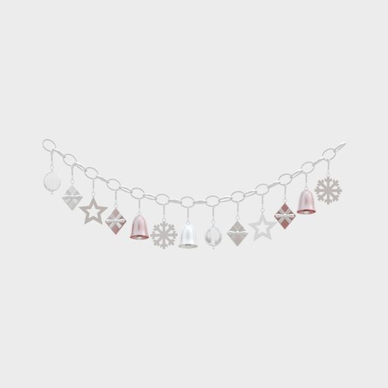 Stylish Christmas Ornament 3D model for Holiday Decor