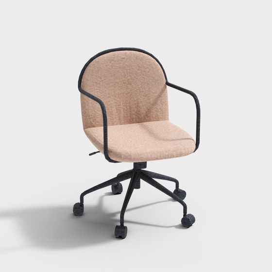 Stylish Low-Poly Office Chair 3D model for Modern Spaces