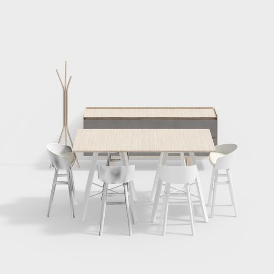 Urban Dining Set 3D model