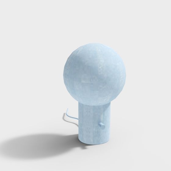 Moon Lamp Low Poly 3D model for Modern Interiors
