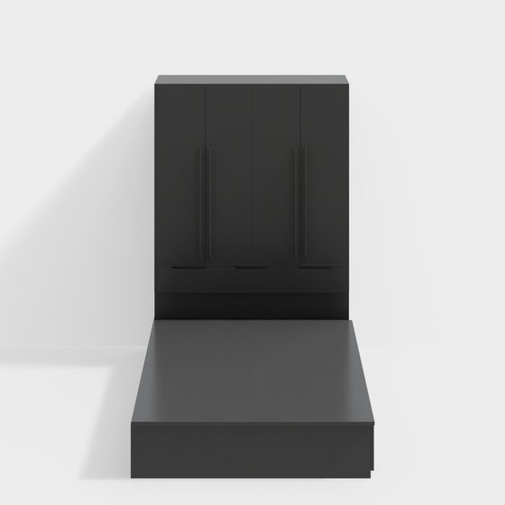 Modern Urban Corner Cabinet 3D model