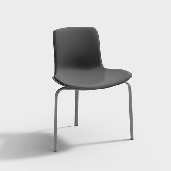 Elegant Modern Minimalist Chair 3D model