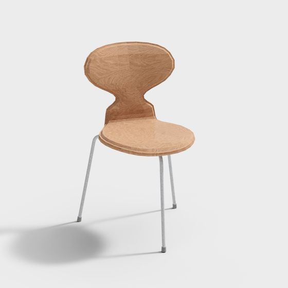 Stylish Minimalist 3D Chair Model